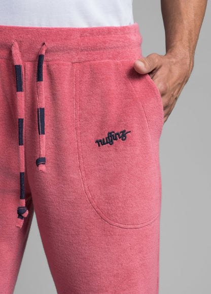 BAROQUE ROSE TOWEL PANTS