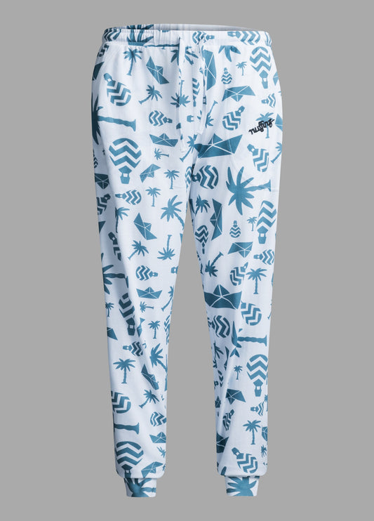 BLUE MIRAGE PAJAMA PANTS