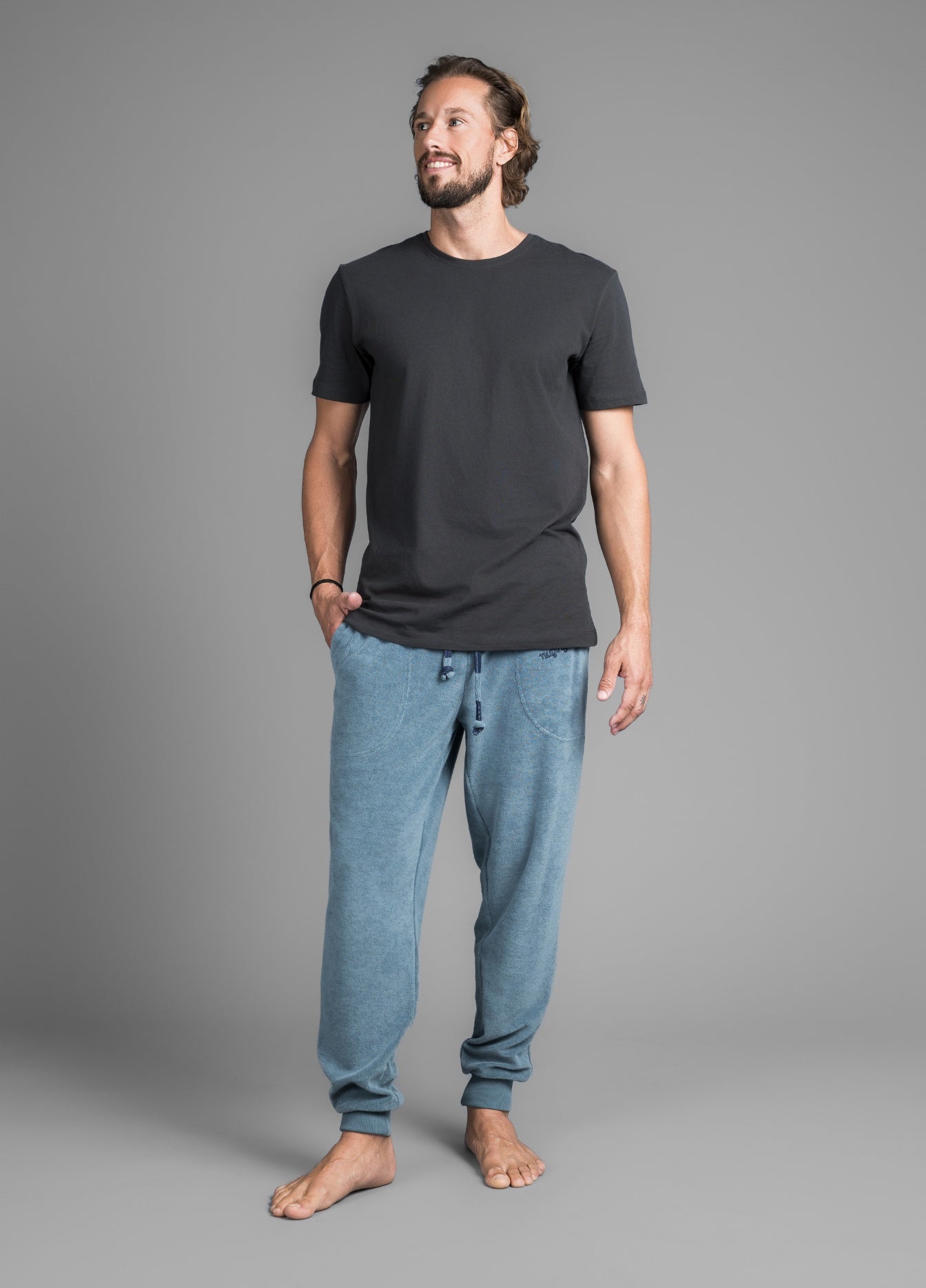 BLUE MIRAGE TOWEL PANTS