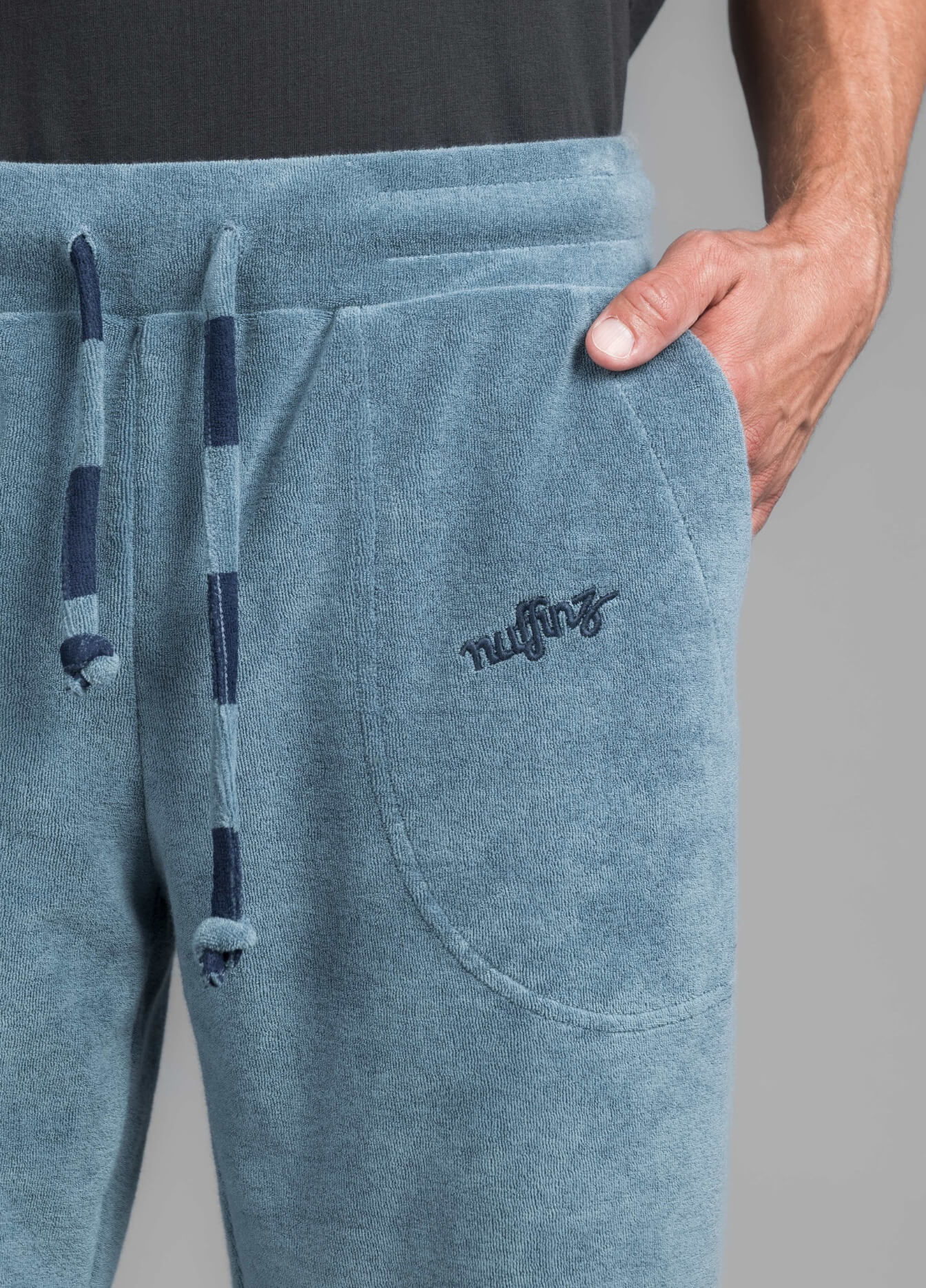 BLUE MIRAGE TOWEL PANTS