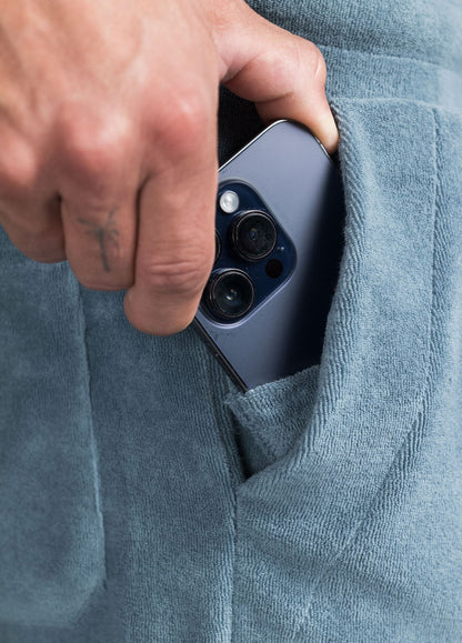 BLUE MIRAGE TOWEL PANTS