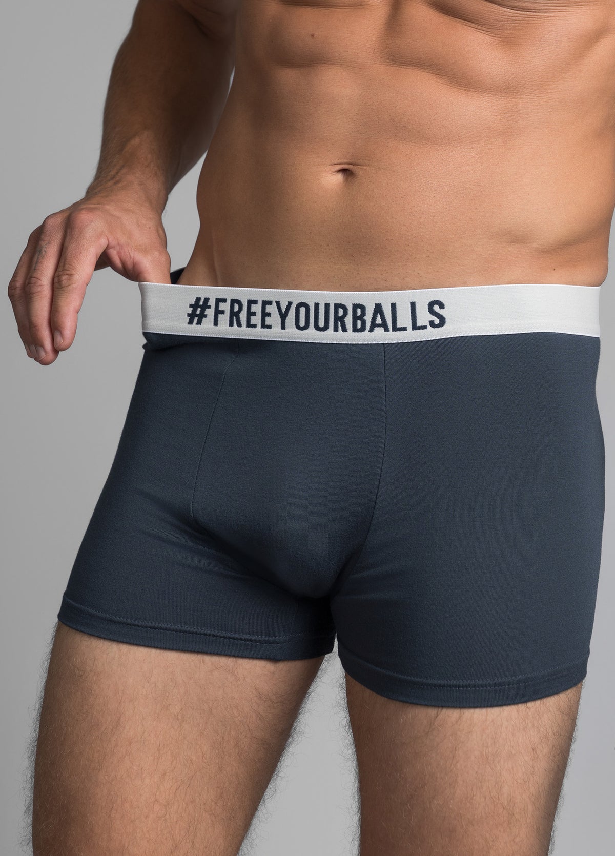 NAVY MODAL BOXER SHORTS