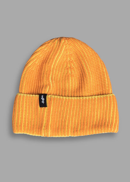 ORANGE MERINO COTTON BEANIE