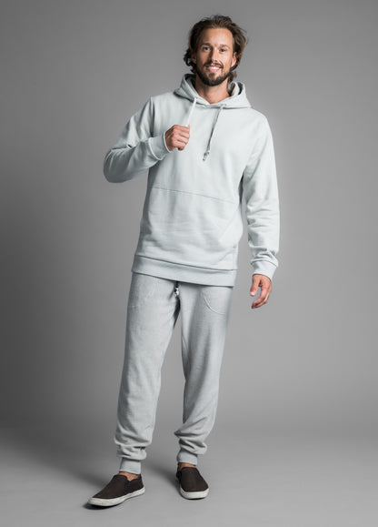MIRAGE GREY SOLID HOODIE