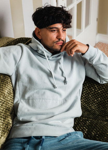 MIRAGE GREY SOLID HOODIE