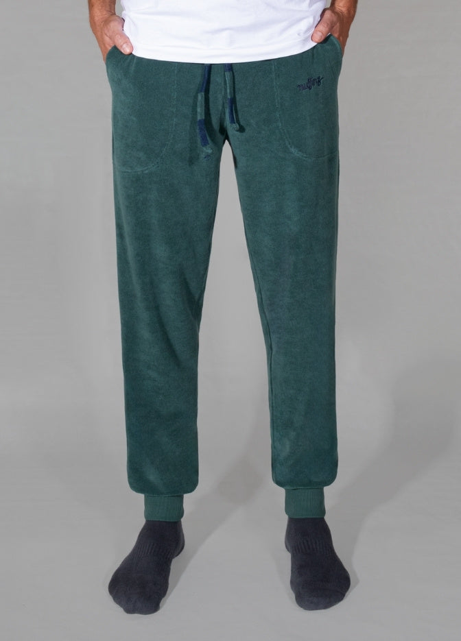 MALLARD GREEN TOWEL PANTS