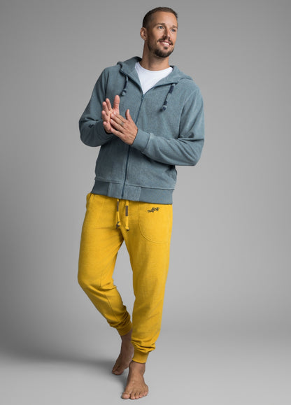 MIRAGE BLUE TOWEL ZIP HOODIE