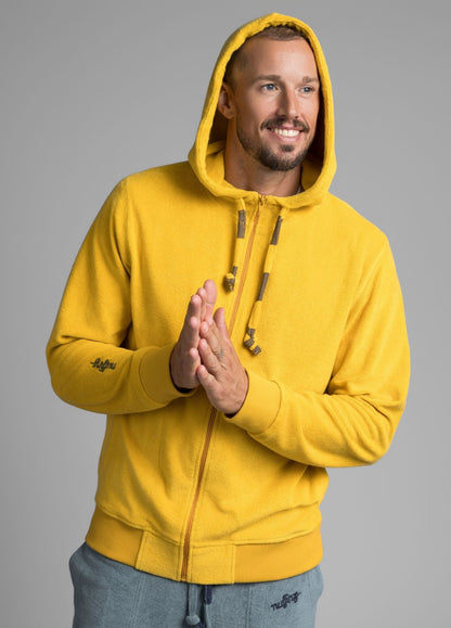 NUGGET GOLD TOWEL ZIP HOODIE
