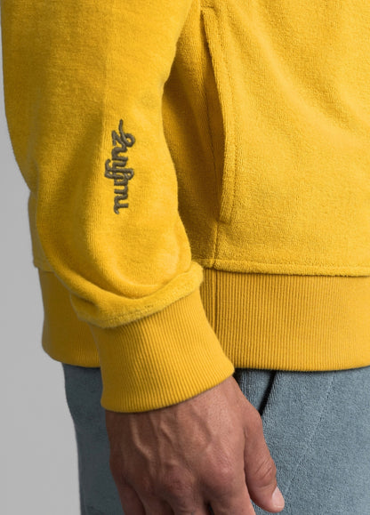 NUGGET GOLD TOWEL ZIP HOODIE
