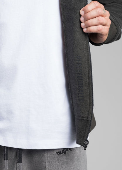 UNEXPLORED TOWEL ZIP HOODIE